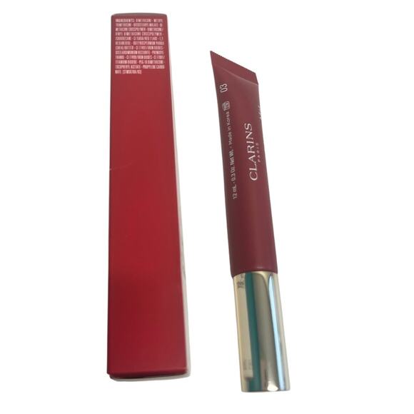 Clarins Velvet Lip Perfector  Shade 03 Velvet Red NIB - Picture 6 of 6